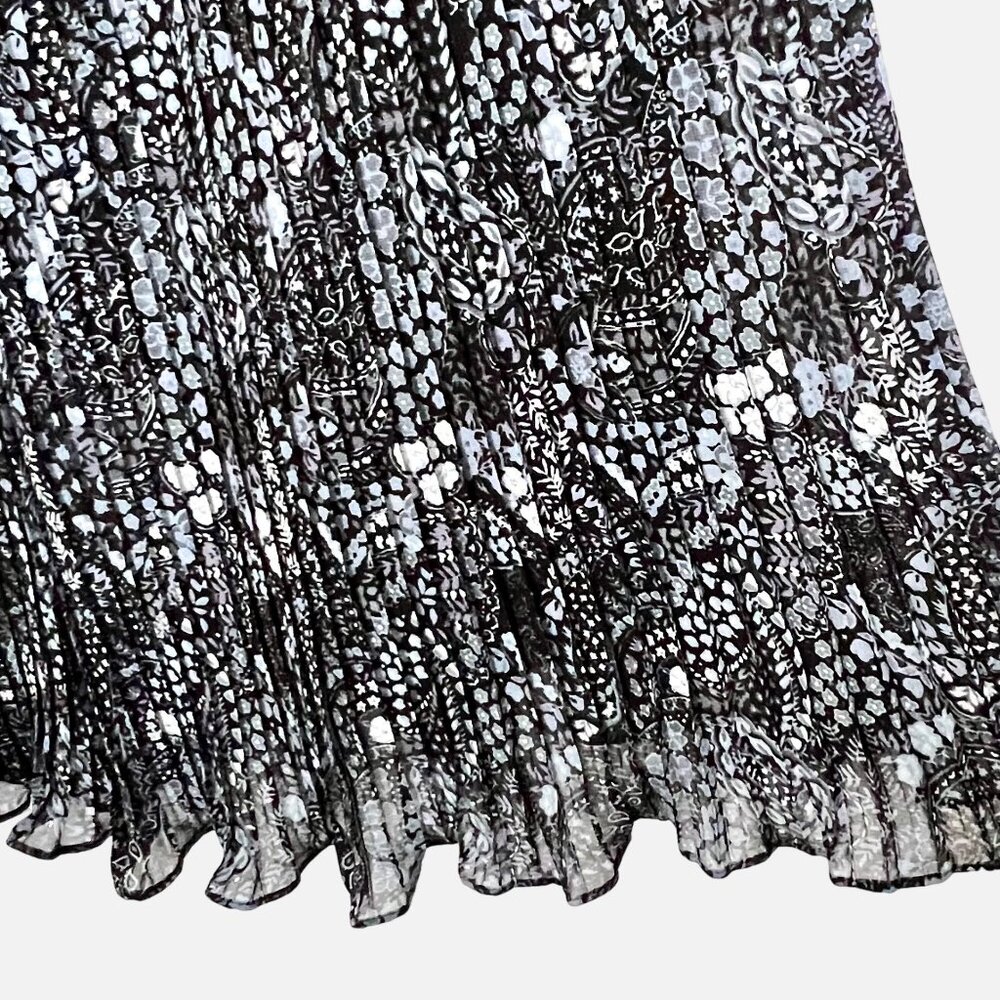 Mosaic Womens Size M Two-Piece Vintage Y2K Set Top & Pleated Maxi Skirt VGUC - Picture 11 of 16